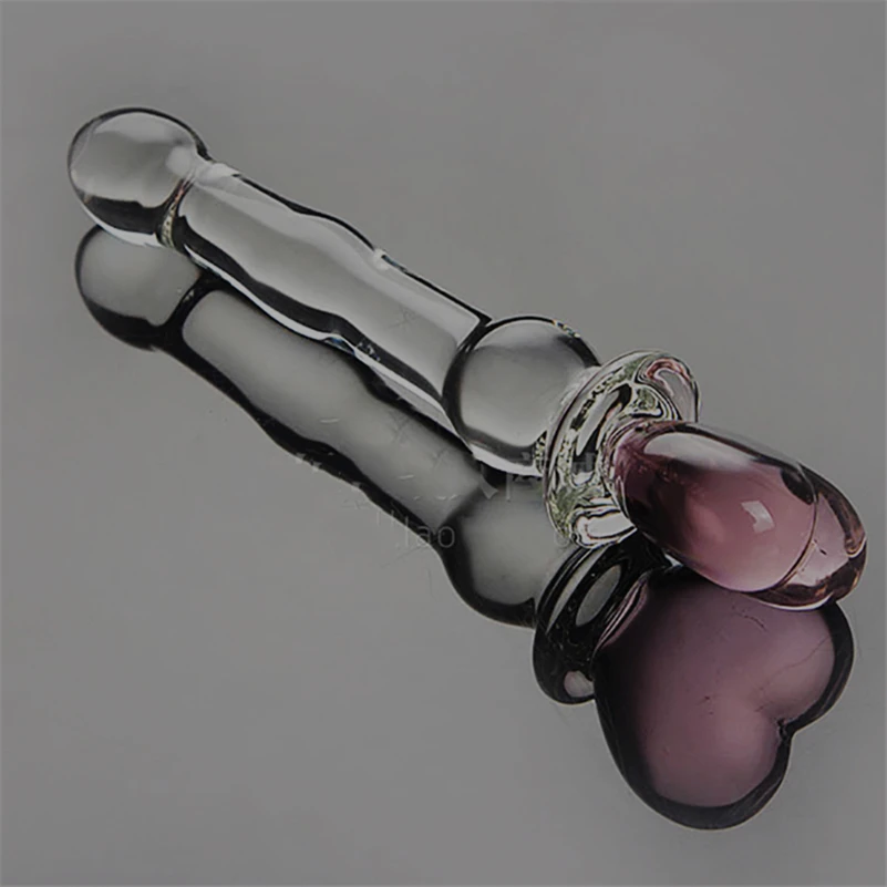 Heart glass anal plug pink bullet Female Pleasure masturbation lesbian Gspot Stimulation buttplug adult Sex Toys For Women | Красота и
