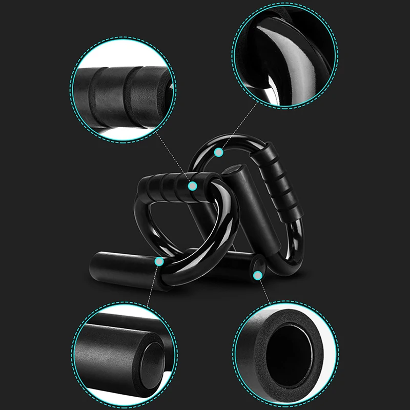 S образные Пушап штанги из алюминиевого сплава для отжимания инструмент грудного