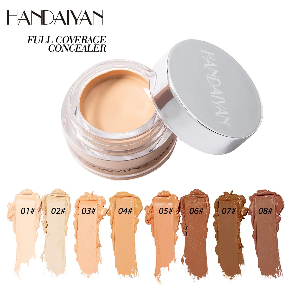 

HANDAIYAN Concealer Repair Foundation Cream Cover Freckles Acne Marks Dark Circles Concealer Repair Ocultador Concealer Cream