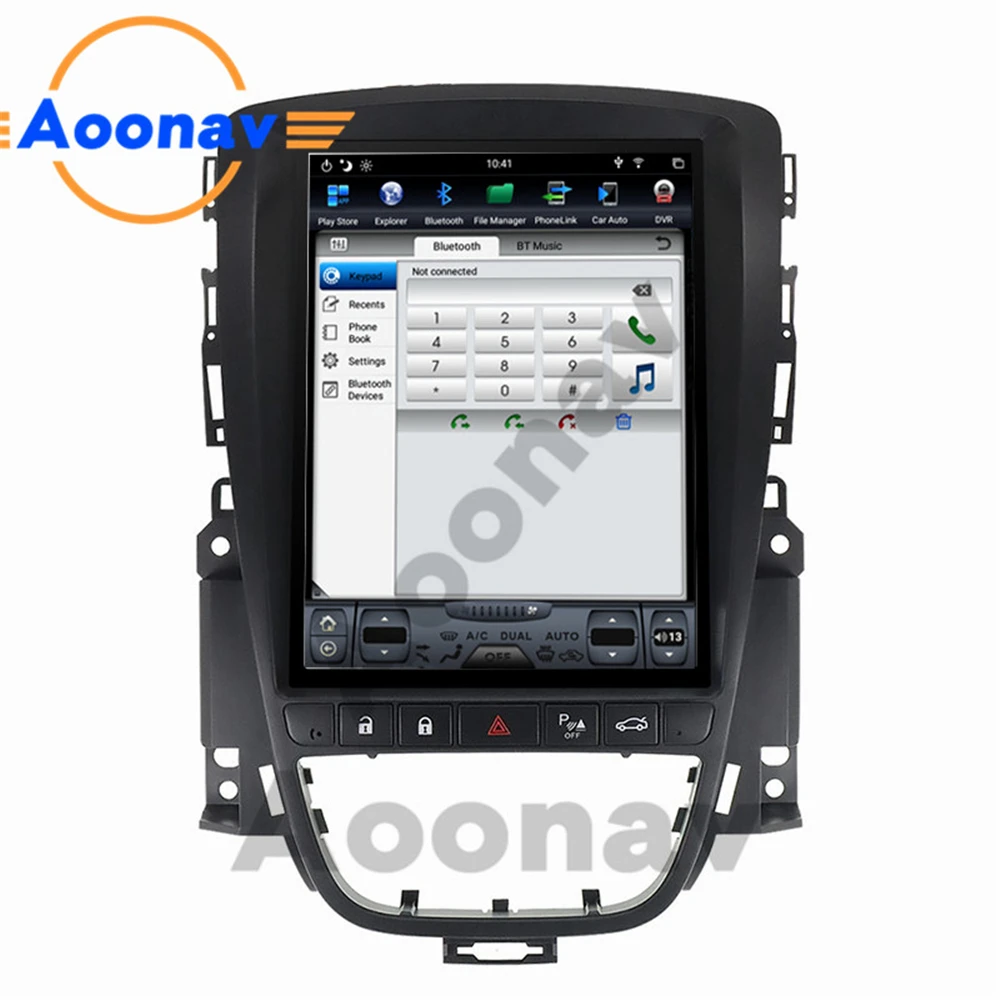 Автомобильный радиоприемник AOONAV 10 4 дюйма GPS навигация вертикальный экран для Opel