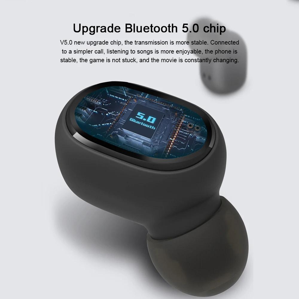 СВЕТОДИОДНЫЙ беспроводной наушники Bluetooth 5,0 E6S A6S PK Red mi Airdots гарнитура стерео с mi c спортивные наушники PK mi наушники TWS