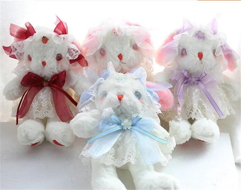 Ручная работа Kawaii плюшевый медведь Сумочка косплей милый кролик Лолита пушистая