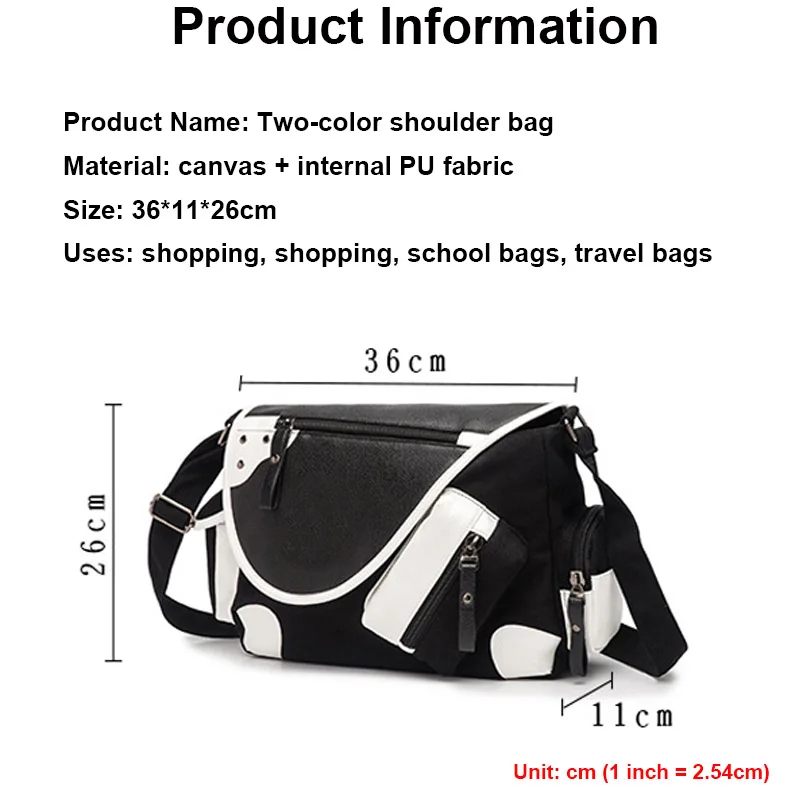 

JoJo's Bizarre Adventure Bags Kujo Jotaro Cosplay Backpack Giorno Giovanna Crossbody Bag Golden Wind Student Schoolbag