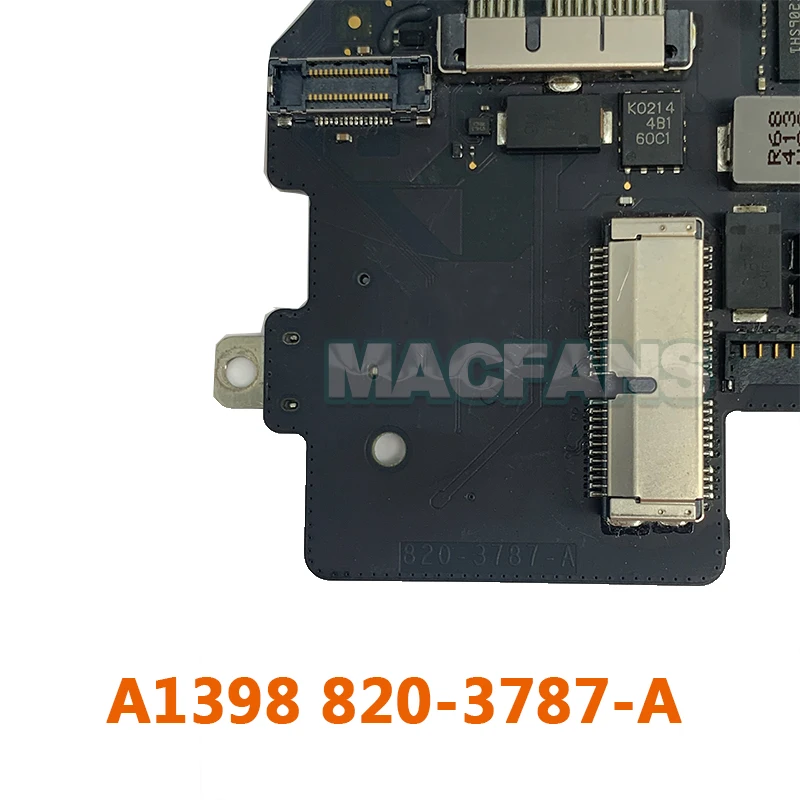 Протестированная оригинальная материнская плата A1398 820-3787-A для MacBook Pro Rerina 15 &quotA1398