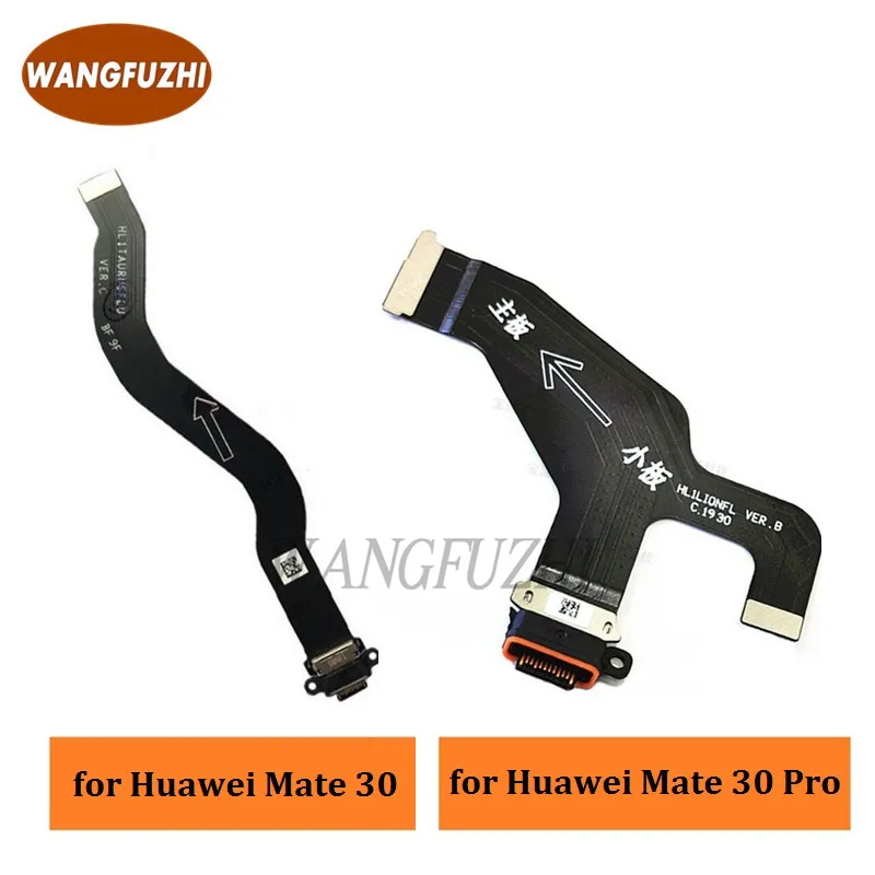 

WANGFUZHI для Huawei Mate 30 30 Pro оригинальный USB док-разъем зарядный порт гибкий кабель запасная часть