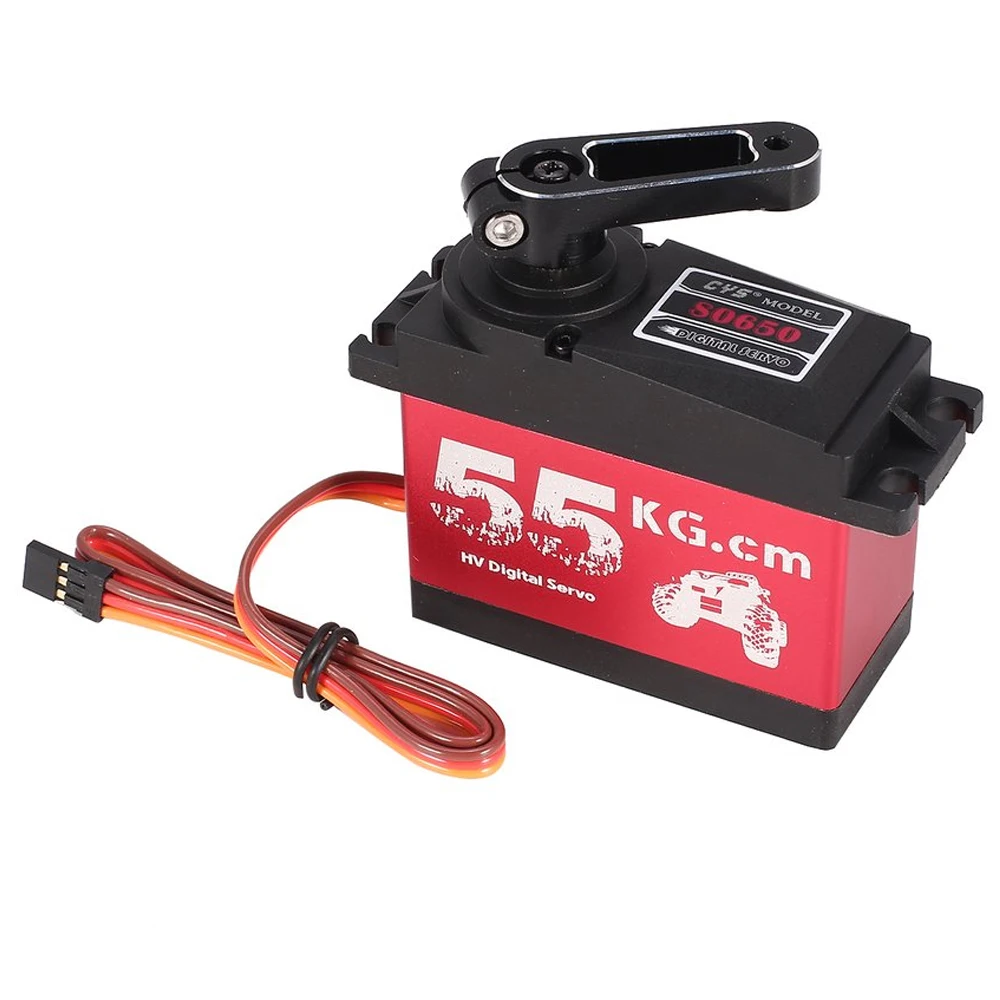 CYS S0650 большой крутящий момент 6 0 7 4 V 55 кг HV металлические Шестерни цифровой