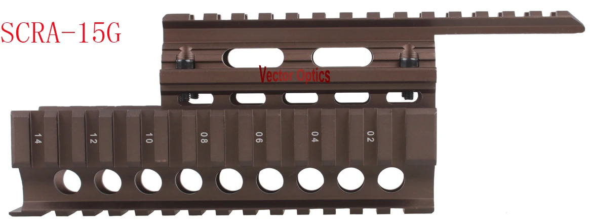 Векторная оптика тактическая AK 47 74 RIS Handguard Quad Rail Mount Free Rail Cover Guards пистолет аксессуары черный/Жженый бронзовый цвет