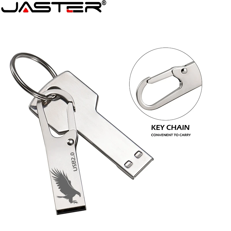 USB флеш накопитель JASTER металлическая кнопка 2 0 4 ГБ 8 16 32 64 128 микро карта памяти U