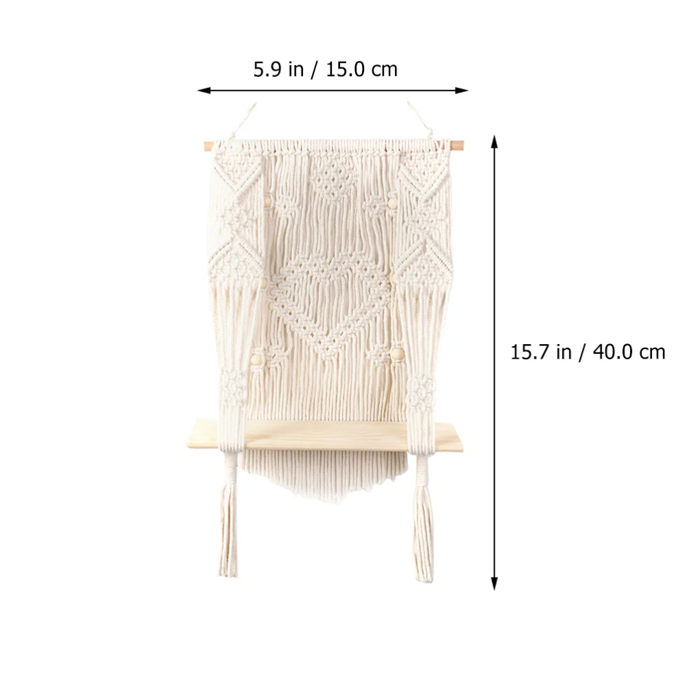 1 шт. в богемном стиле тканые стеллажи для выставки товаров Гостиная настенные