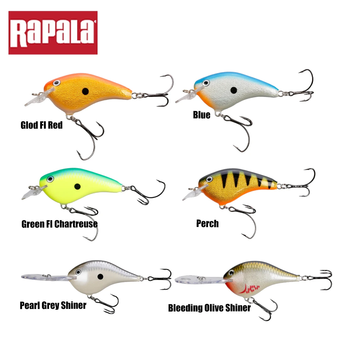 Rapala Crankbait DTFSS03 DTFSS07 DTMSS20 жесткие рыболовные приманки 7 см 12g /25g искусственные VMC