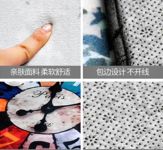 Утолщенный винтажный креативный Настенный Коврик в европейском стиле с принтом