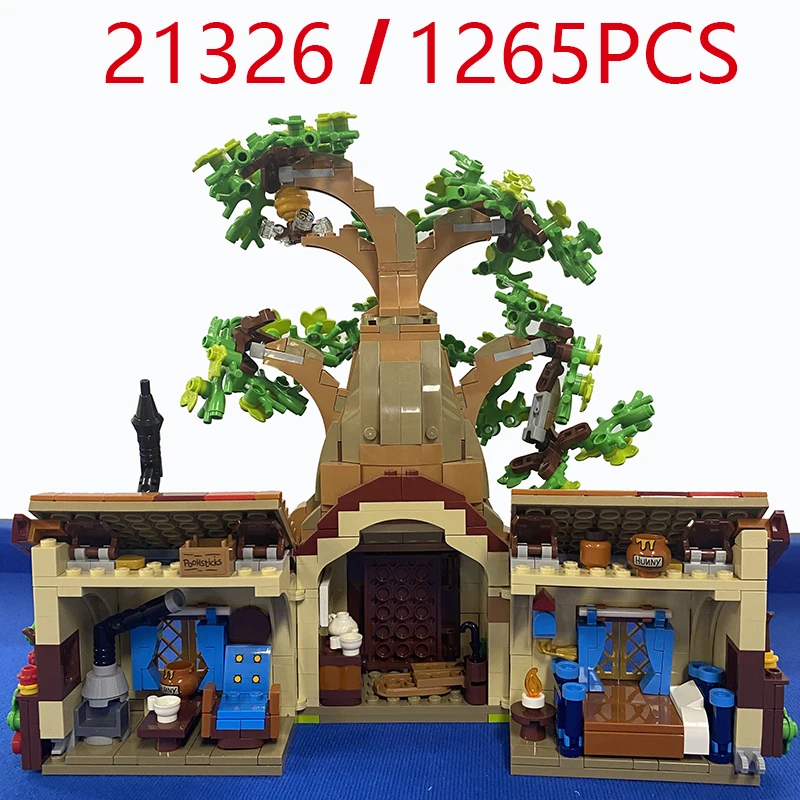 

New Series Bear Tree House In Stock Compatible With 21326 Building Brick Model Children Education Toys Birthday Gifts