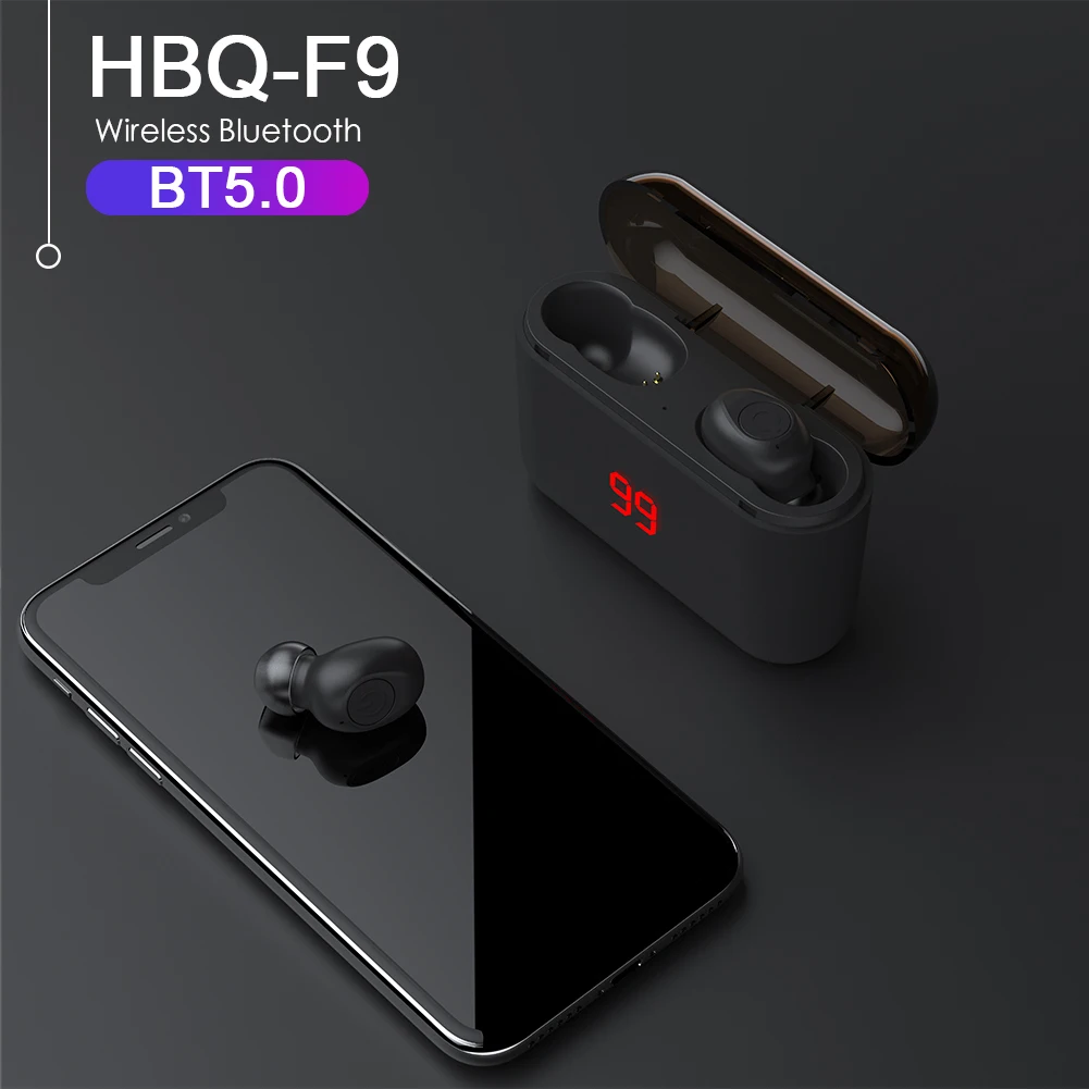 Беспроводные наушники Bluetooth 5 0 лидер продаж светодиодный цифровой дисплей