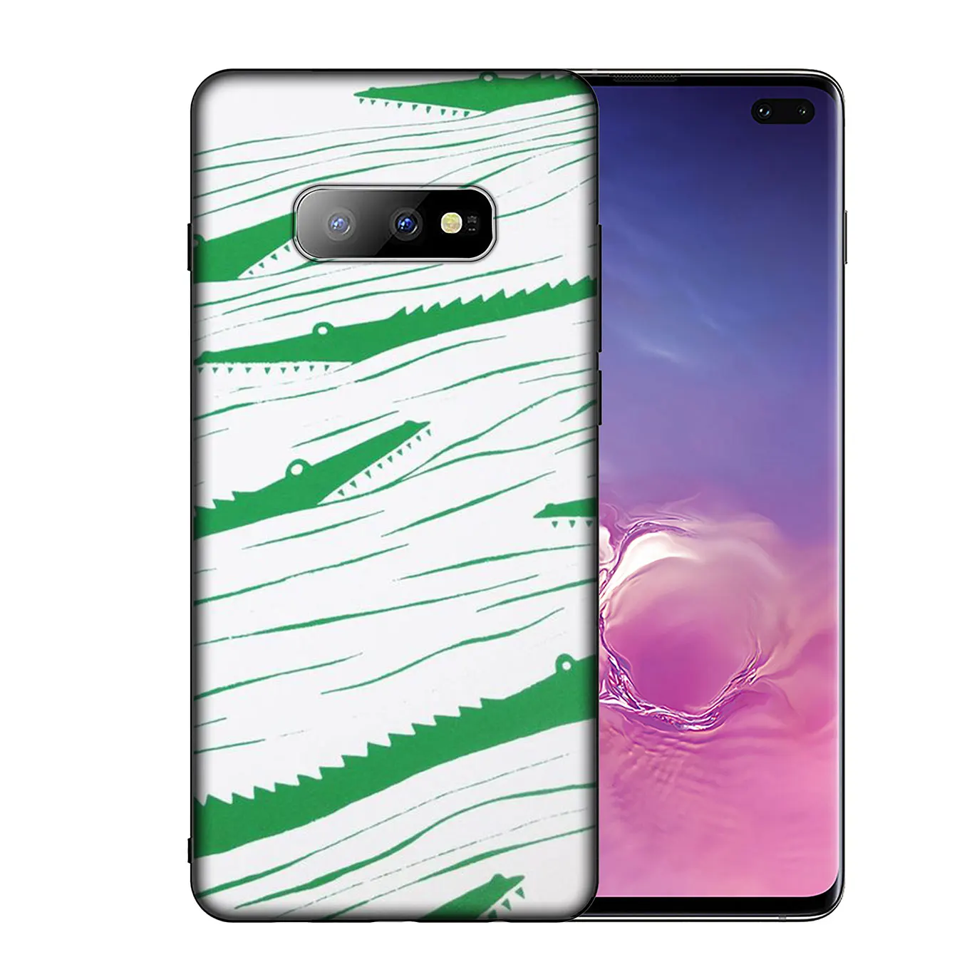 Мягкий силиконовый чехол IYICAO с изображением животных крокодила для Samsung Galaxy S20 Ultra