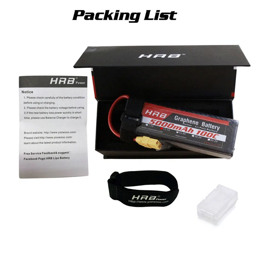 2 шт hrb графеновый 3s 111 в 5000 мач литий