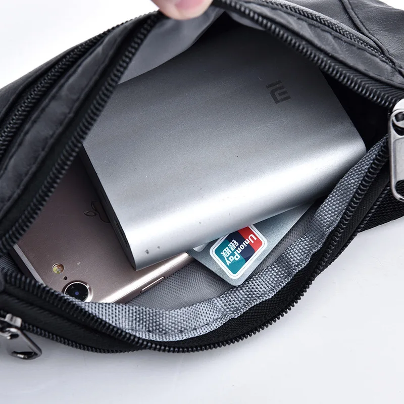 Поясная сумка для мужчин из искусственной кожи поясная модная унисекс телефона