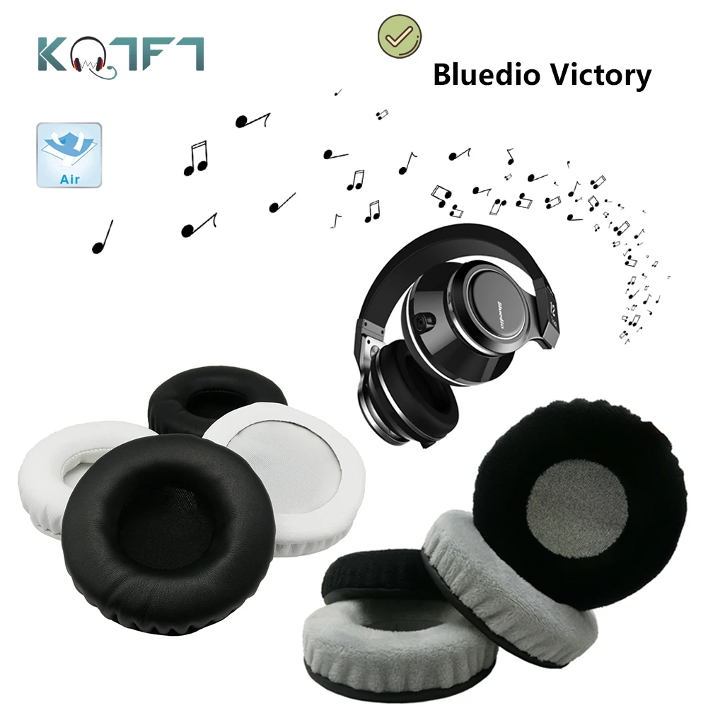 KQTFT фланель 1 пара сменных амбушюр для Bluedio победы гарнитура подушки для наушников Чехол подушки чашки