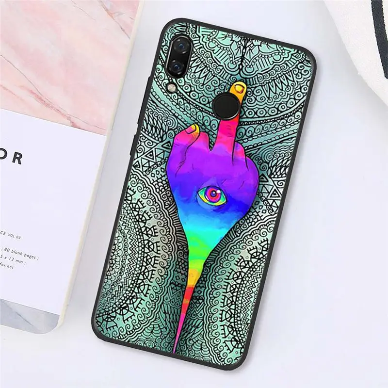 MaiYaCa красочный психоделический Стильный чехол для телефона Xiaomi Redmi8 4X 6A 9 8A note pro 5Plus