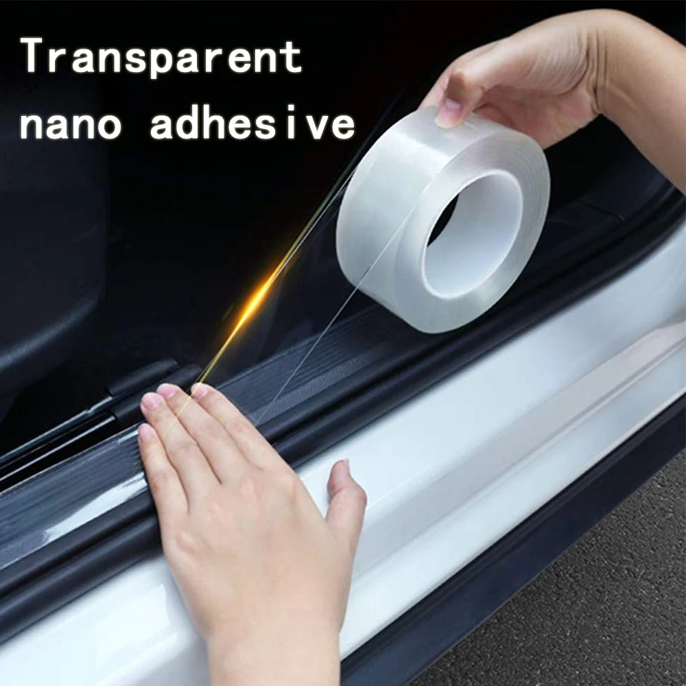 Автомобильная наклейка прозрачная нано Двусторонняя лента автомобильная