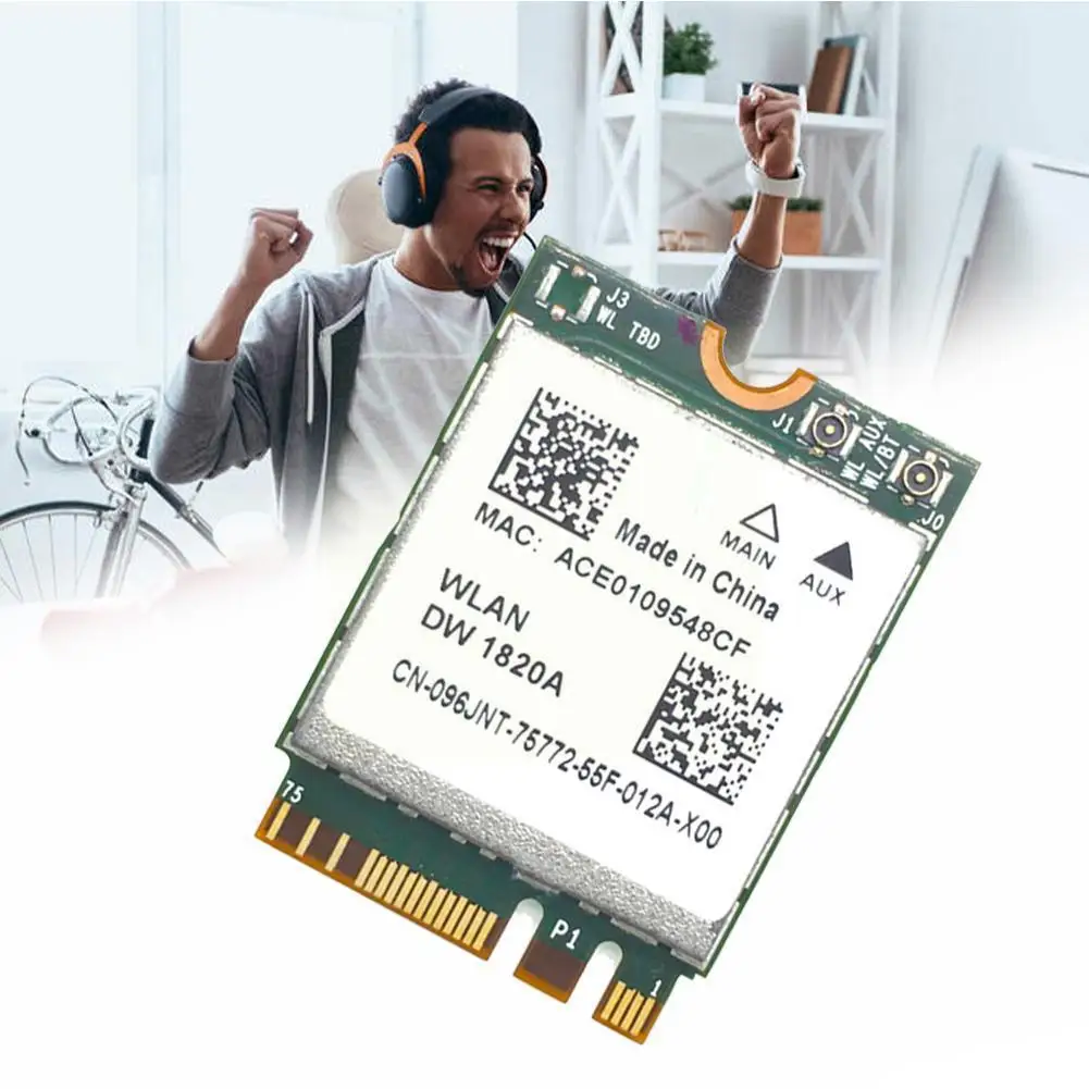 

Wireless Network Card DW1820A BCM94350ZAE BCM94356ZE Wifi Than Better 802.11ac BCM94352Z 867Mbps Adapter BT4.1 R3L1