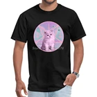 Футболка мужская приталенная с круглым вырезом, короткий топ из натуральной геомассы, с принтом наркоса, Fayrouz