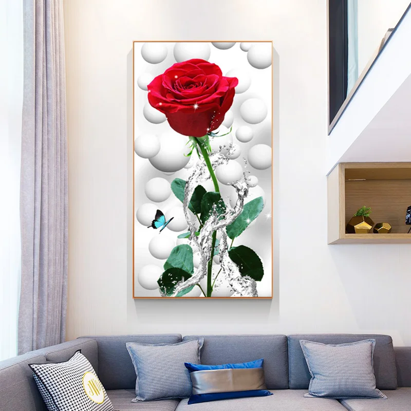 Картина Настенная настенная красные розы|Рисование и каллиграфия| |