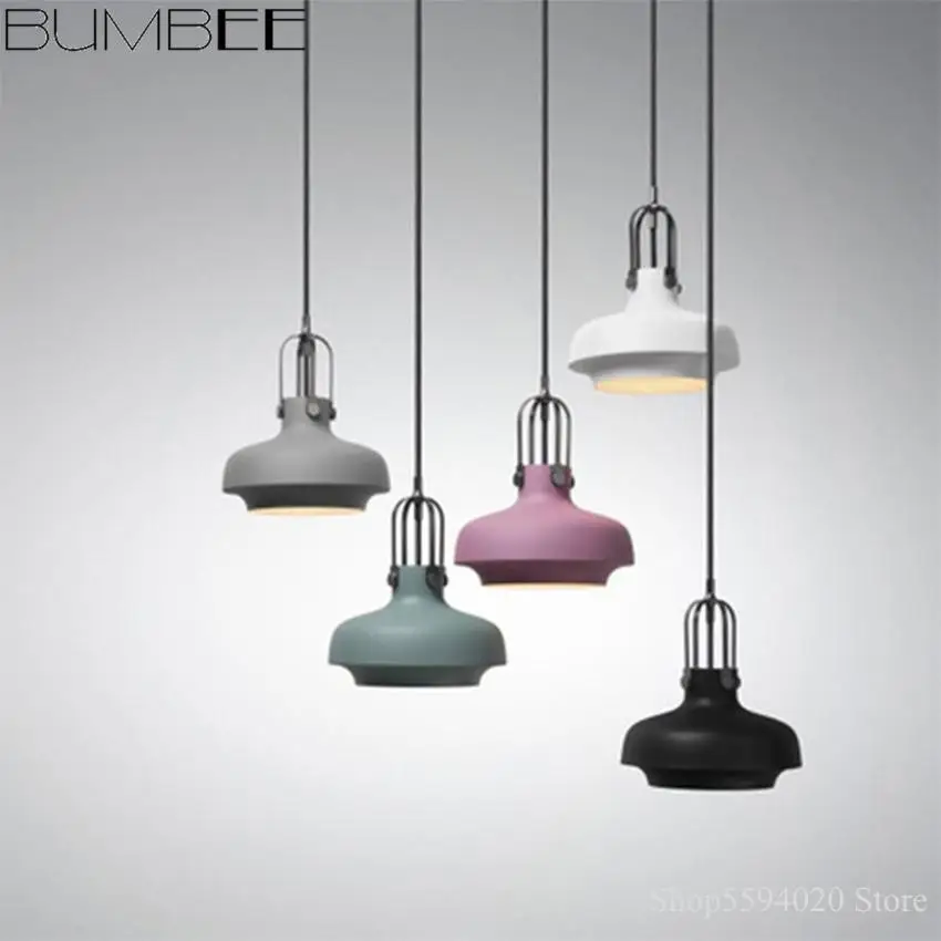 Современные подвесные светильники из алюминия для офиса магазина одежды