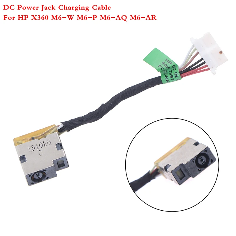 Orinal Laptop DC Power Jack With Cable for HP Envy X360 M6-W Pavilion X360 13-S 807522-001 809824-001 799735-F51 S51 T51