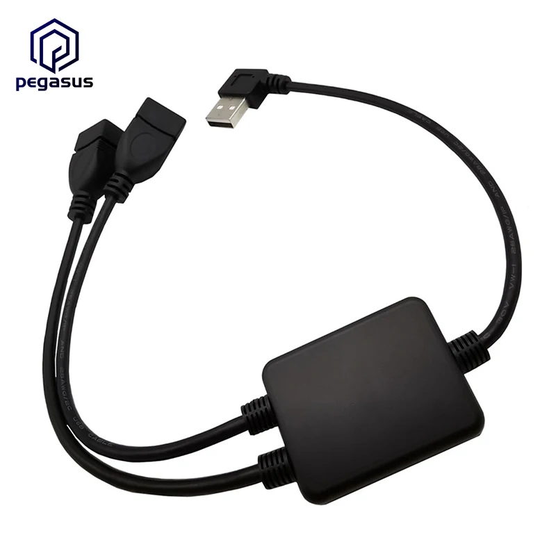 USB 2 0 A штекер для двойного гнездового разъема левый/правый/прямой Y-образный