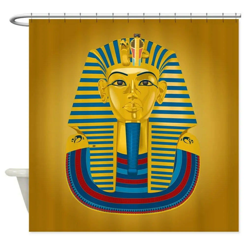 

Custom Unique King Tut On Gold Shower Curtain