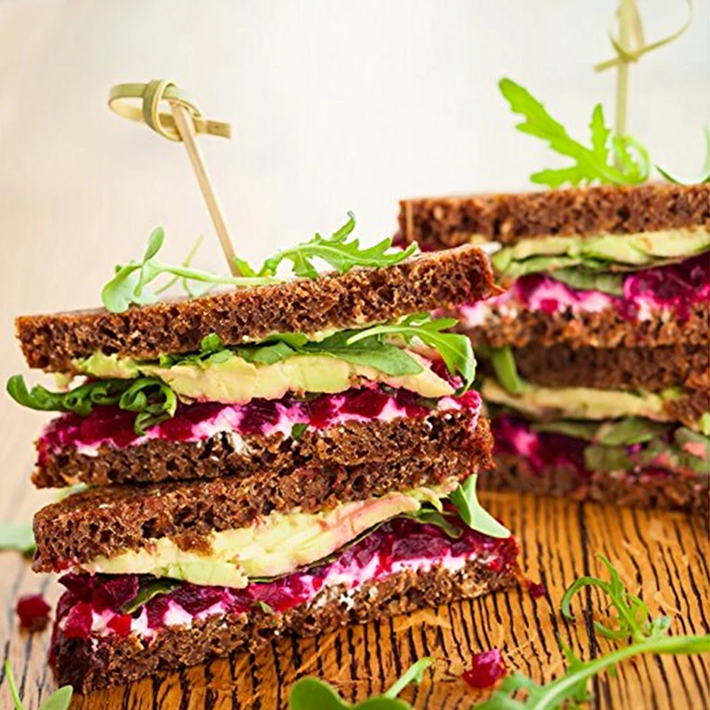 

Одноразовые бамбуковые палочки для еды, вилки для фруктов, трости 100, буфетный Топпер для капкейков, Коктейльные вилки, украшение для свадьбы и фестиваля