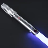 LGT Lightsaber -Smooth Swing Blaster Force Heavy Dueling Metal Hilt Laser Sword Infinite Color Changing with 9 Sound Fonts