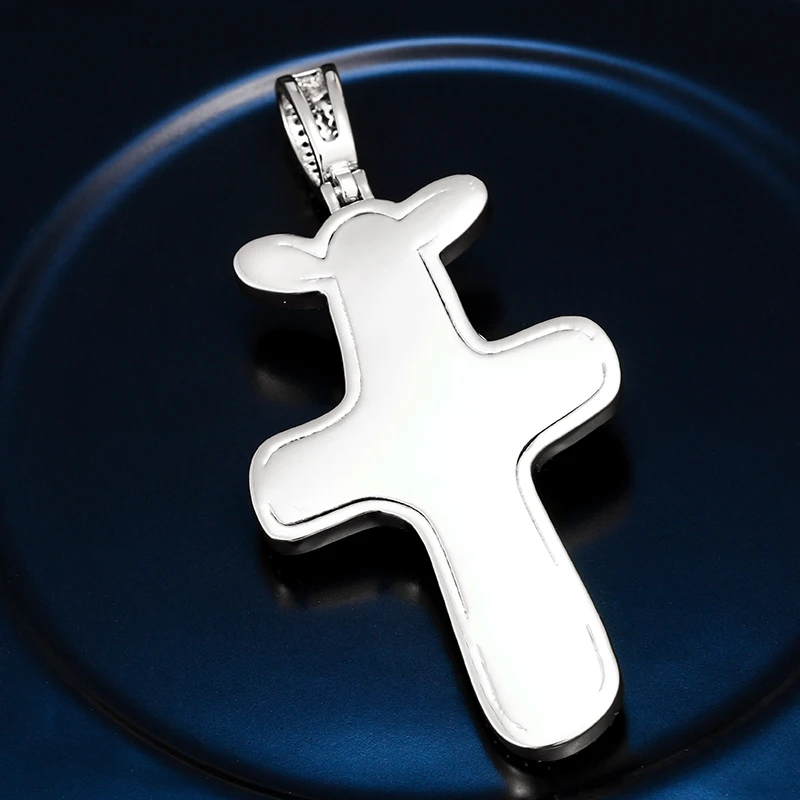 

Full Of Crystal Cactus Jack Iced Out Pendant Micro Pave Hip Hop Jewelry For Men's Fashion Jewelry With 4mm Tennis Chain Dropship