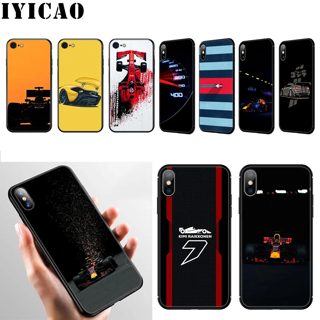 IYICAO для Формулы 1 мягкий силиконовый чехол телефона iPhone 11 Pro Max XR X XS 6 6S 7 8 плюс 5 5S SE