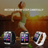 bluetooth smart watch q18 with camera facebook whatsapp twitter sync sms smartwatch support sim tf card for ios android sport 2g