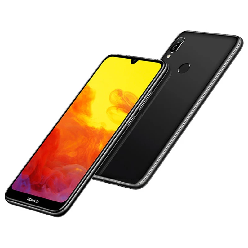 huawei y6 prime 2019 smartphone 4gb 64gb dual sim mobile phone 3020 mah fingerprint celular refurbished free global shipping