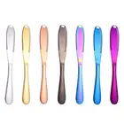 Нож для масла и завтрака из нержавеющей стали, нож для резки сыра и масла с отверстием, многофункциональный нож для вытирания крема, хлеба, нож для джема, кухонные приборы