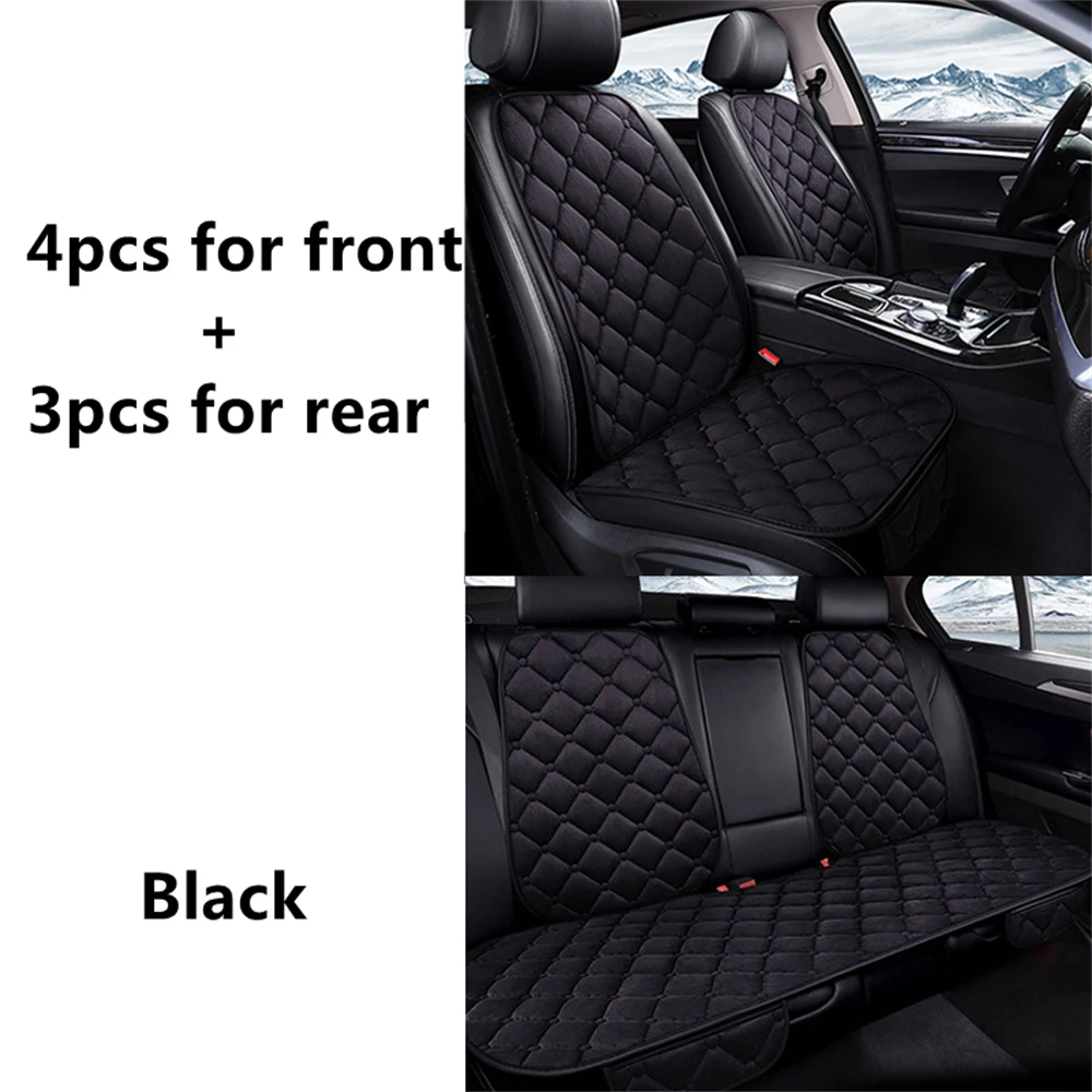 

SJ Universal 5 Seats Car Seat Covers Seat Cushion Pad Mats For Citroen C2 C5 C6 C4 C3-XR C-Elysee C-Quatre C4 AIRCROSS PICASSO