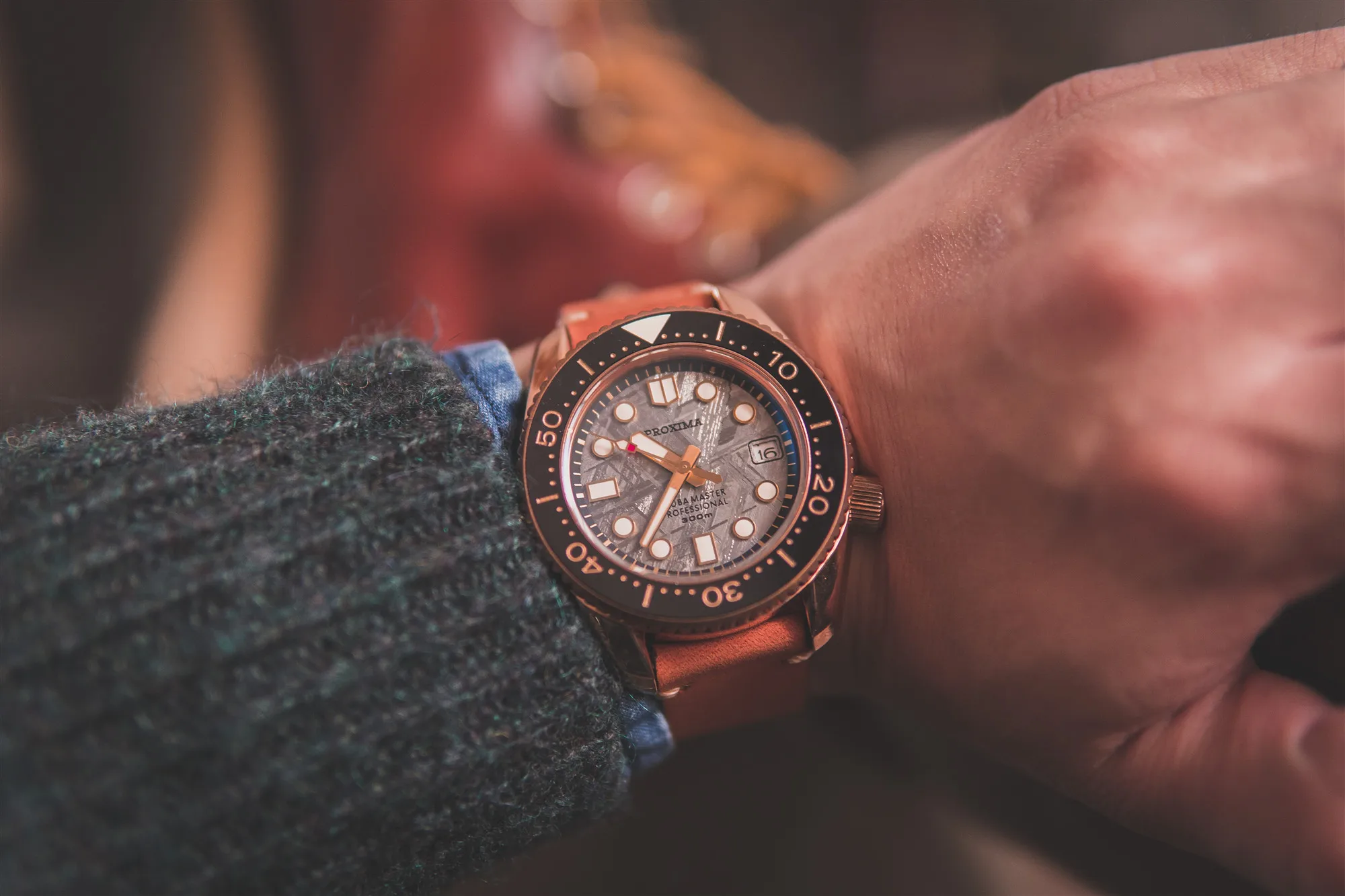 

Bronze Tuna Diver Automatic Wristwatch MarineMaster CUSN8 Bronze Meteorite dial