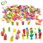 50 шт.лот мини-монстр на присоске, капсула, маленькие Мультяшные Аниме фигурки животных, куклы на присоске, игрушки для детей ZXH