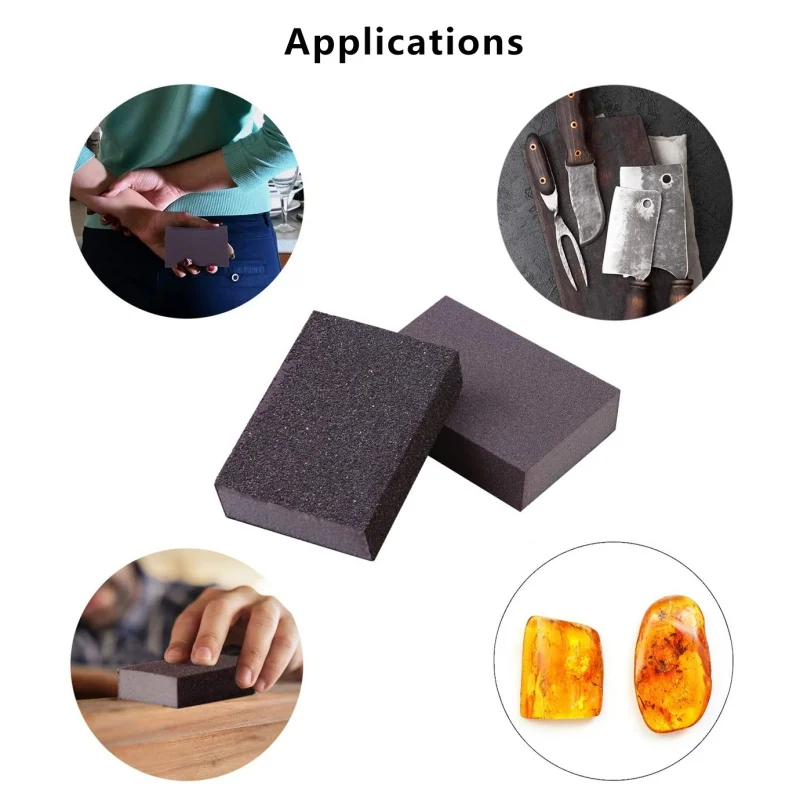 

Abrasive Sanding Sponge Blocks Coarse Medium Fine Superfine 4 Different Specifications With Coarse Grits Washable And Reusable