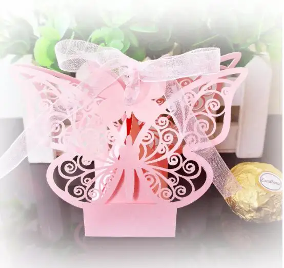 20X Изысканная лазерная резка фотография упаковка Детский праздник для свадьбы