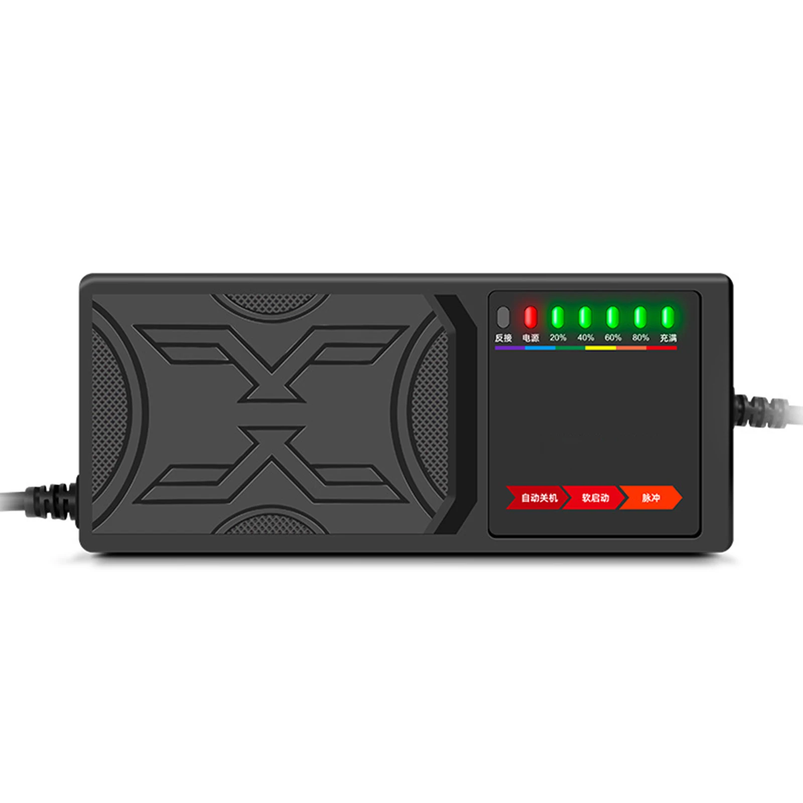 72V 20AH Electric Vehicles Battery Charger Auto Off 7 Lights Power Indicator Multi-Protection Functions 220V US Plug |