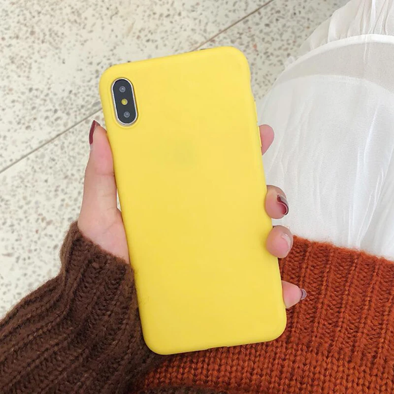 Yellow Чехол для телефона для huawei P9 P10 P20 P30 Pro Lite Plus Коврики 30 20 10 Honor 8A 8C 8X8 S 9 10 Y6 P Smart Prime конфеты - Цвет: Yellow