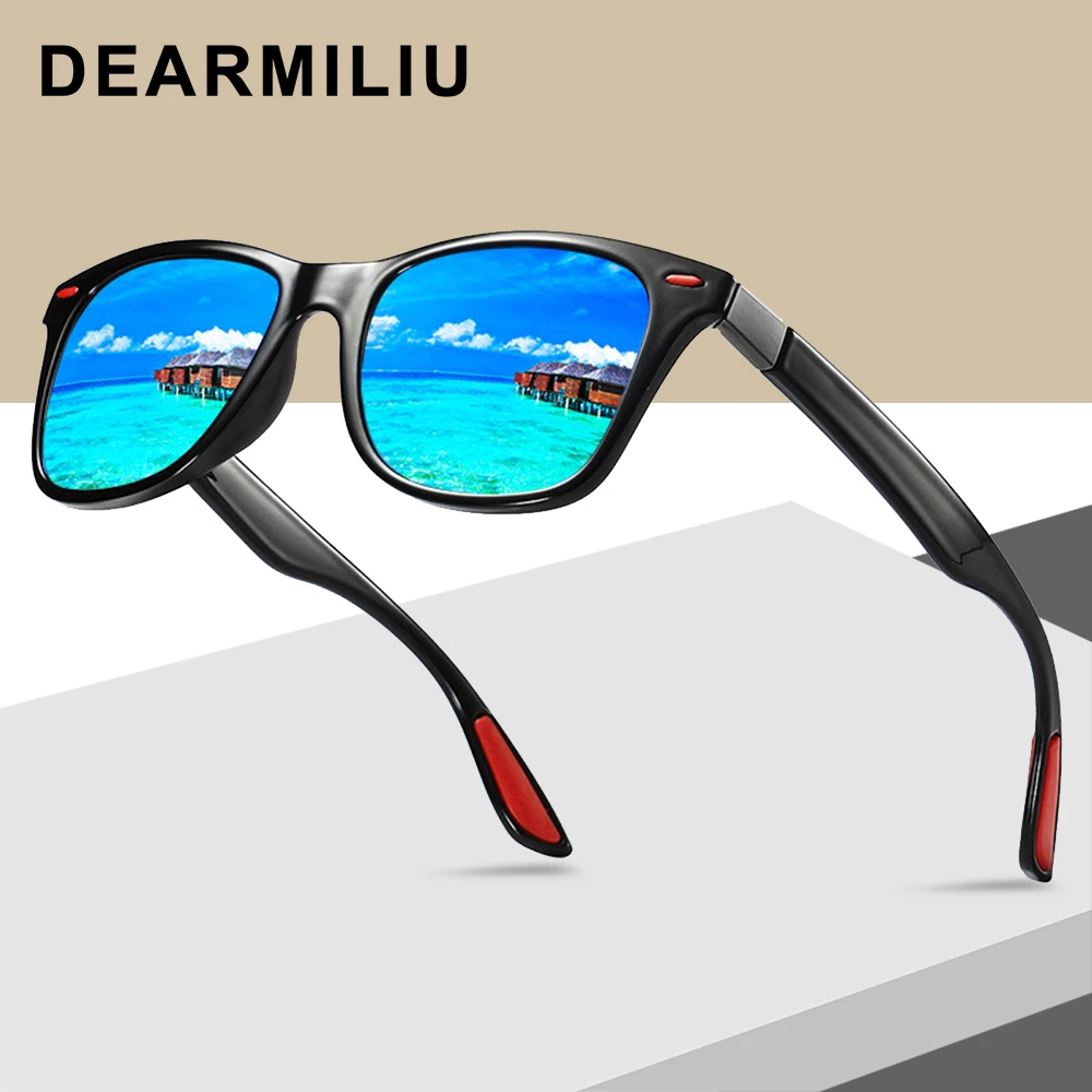 Мужские и женские классические ретро-очки DEARMILIU поляризационные солнцезащитные