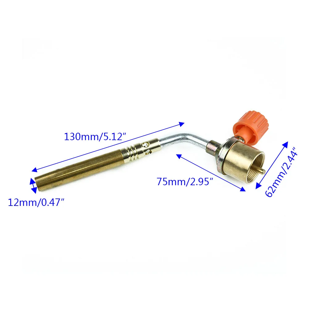 

1 Pcs Brass Welding Torch Welding Gas Ignition Turbo Propane Brazing Gas Torch Soldering Heat Gun For Welding Equipment