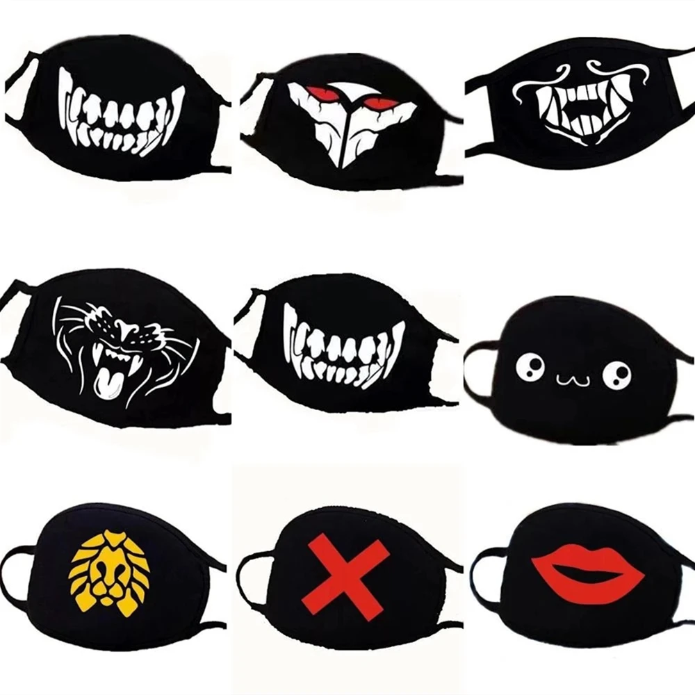 

Dustproof Mouth Mask Pop Cotton Reusable Fabric Anti Pollution Mask Outdoor Funny Cotton Washable Mascarillas Face Shield Masque