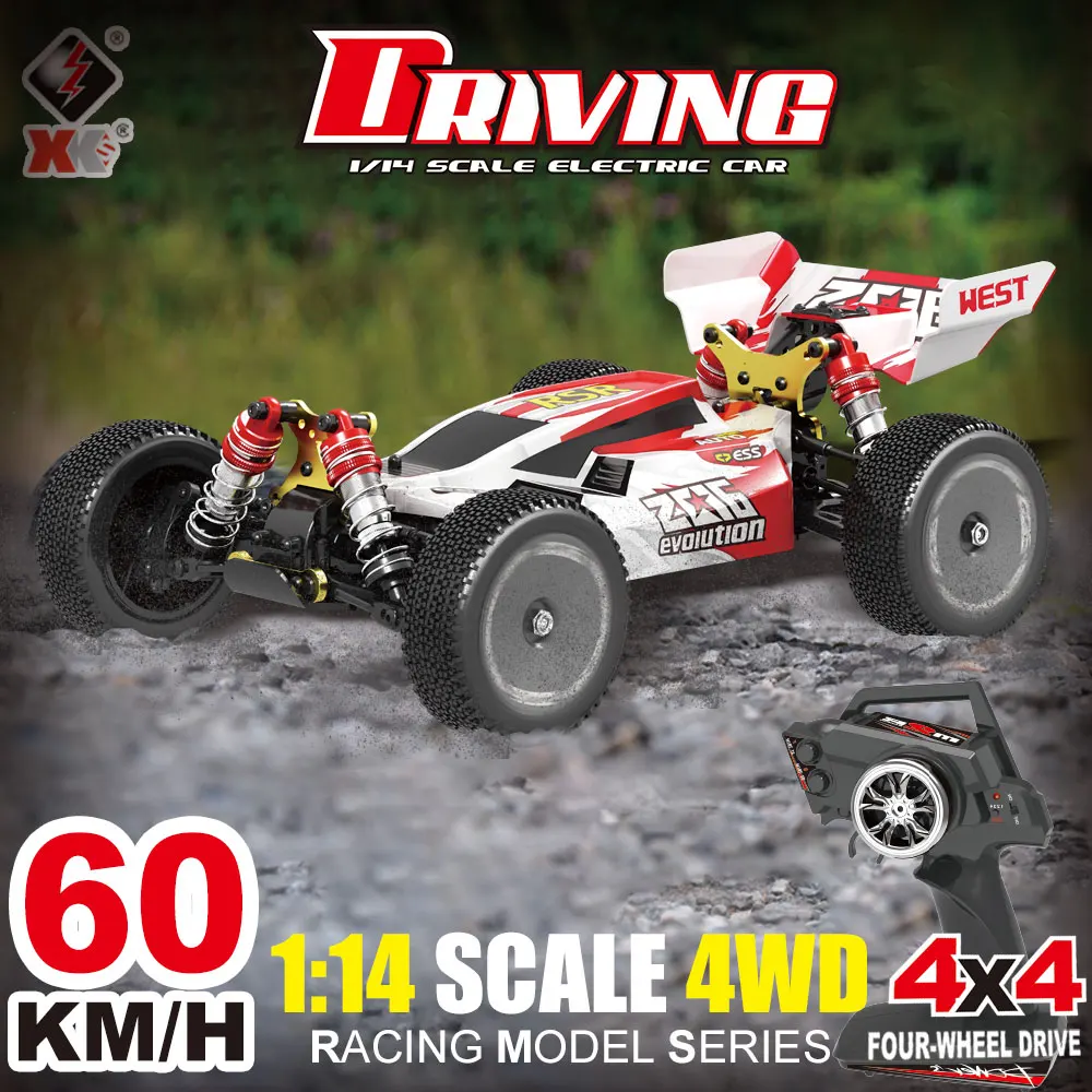 Wltoys XKS 144001 RC автомобиль 60 км/ч высокая скорость 1/14 2,4 ГГц RC багги 4WD гоночный внедорожный Дрифт автомобиль 550 двигатель RTR автомобиль дистанционного управления