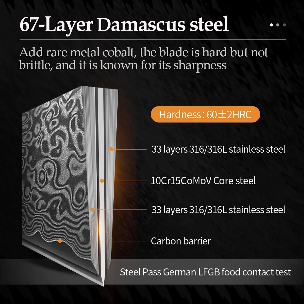 Нож для чистки овощей и фруктов из дамасской стали 3 5 дюйма 67 слоев|damascus kitchen