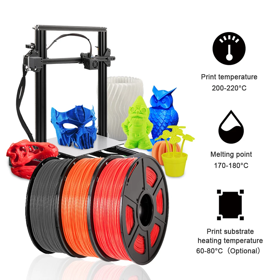 Филамент PETG для 3D принтера 1 75 мм кг 0 02 фунтов|Материалы 3D-печати| |